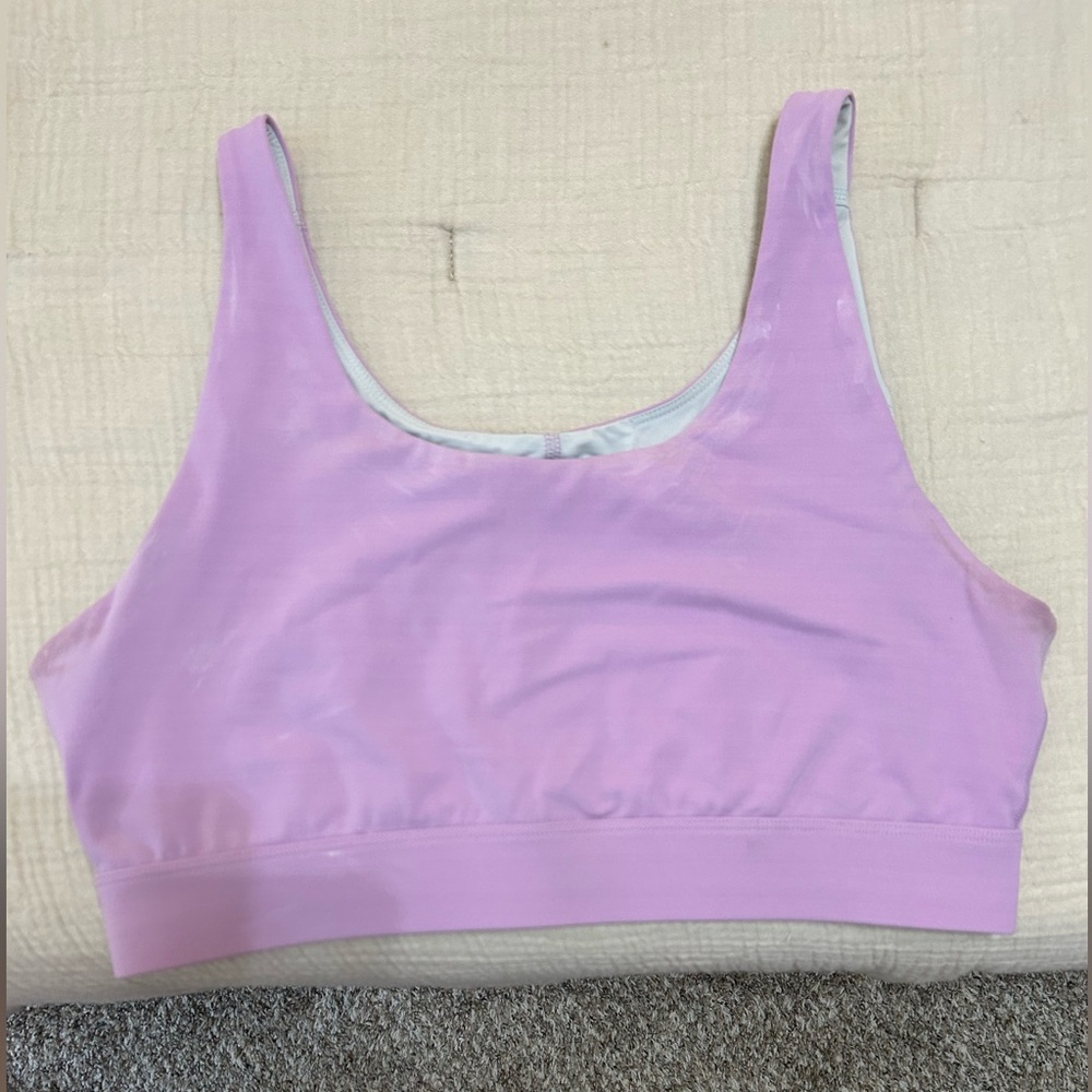 Outdoor voices lilac sports bra